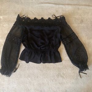 Self Portrait Off Shoulder lace top
